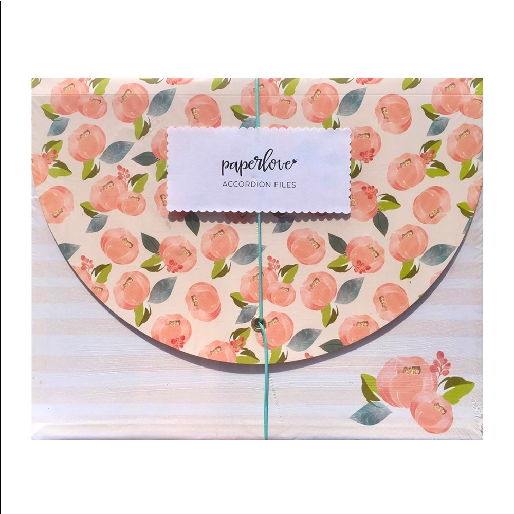 Paper Love Botanical Accordion File Holder